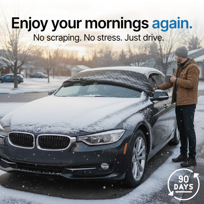 SnowShield Luxe™ Magnetic Windshield Snow Cover